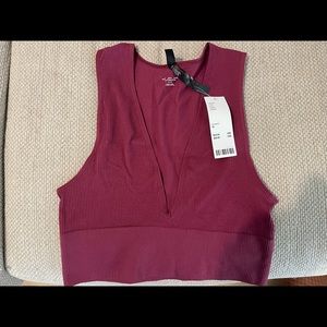 urban outfitters out from under Hailey seamless plunging top